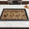 Bark Texture Decorative Tray Multi-Purpose Home Decor for Dresser Top, Entryway