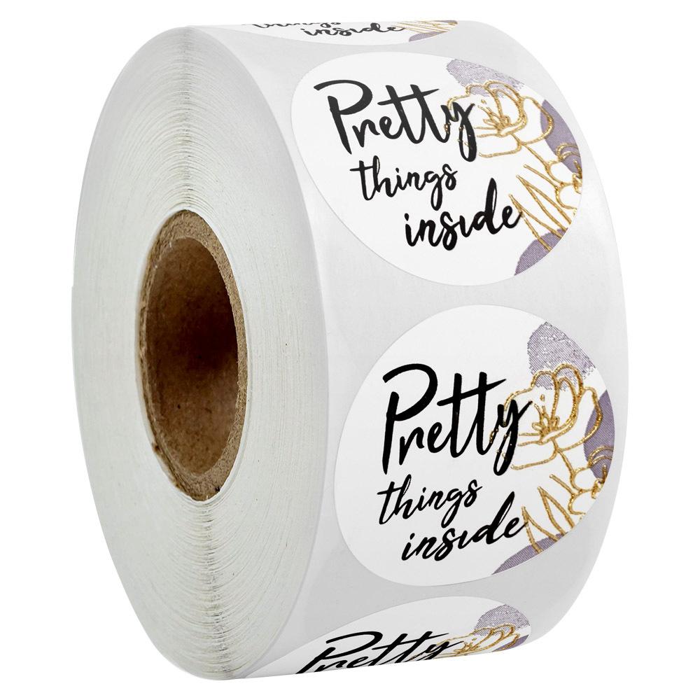 

Наклейки со штампами на заказ для скрапбукинга, выпечки, коллажа ручной работы, материал X071 A04-500pcs-2.5cm