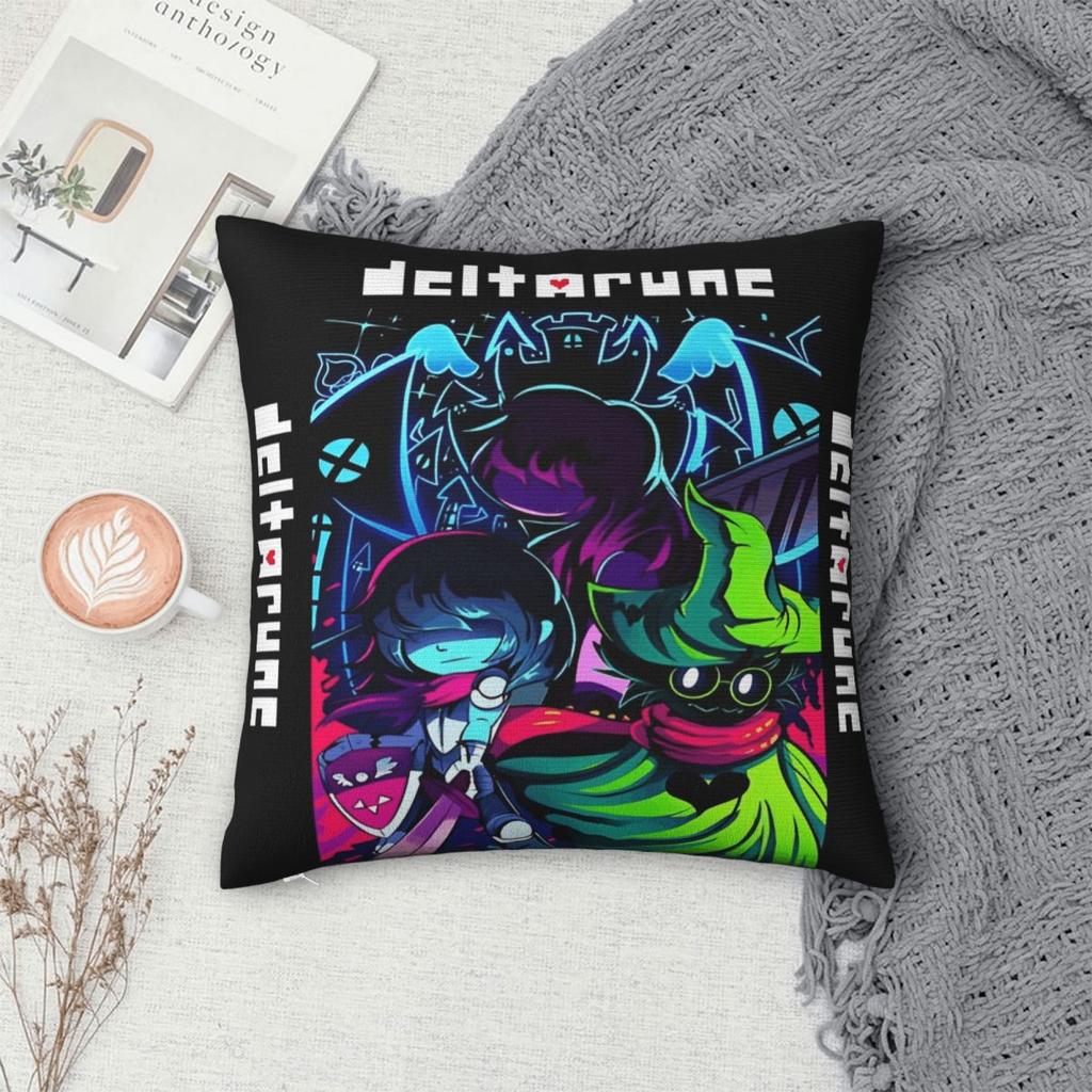 Y2K Living Room Deltarune Gamedecorations Pillowcase Merch Pillow Covers Zippered Multi-Size