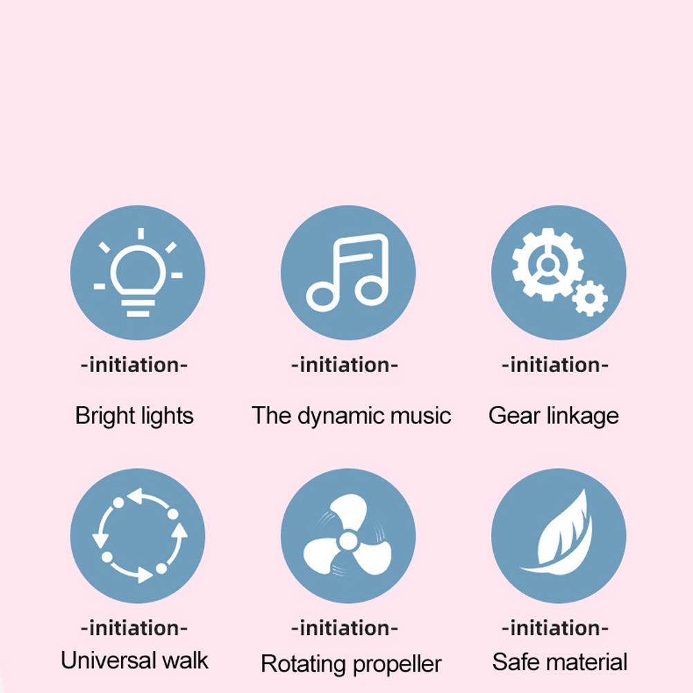 Flugzeugspielzeug für Kinder Flugzeugspielzeugmodell mit LED-Blinklichtern und Musik Elektrisches Flugzeugspielzeug