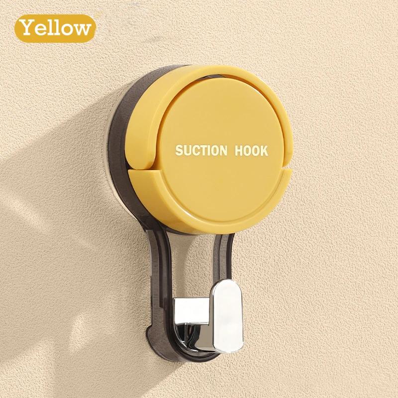 1/2/3PCS Suction Cup Hooks No Punching Wall Hooks for Bathroom Kitchen Bedroom Reusable Towel Clothes Hanger Hook Home Organizer