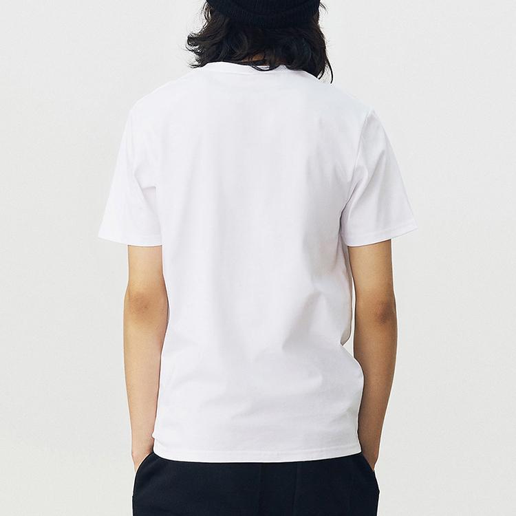 Vans Off The Wall Classic Print Casual Sports American Vintage Short Sleeve T-Shirt Unisex Tops White VN0A4MM7KSF1