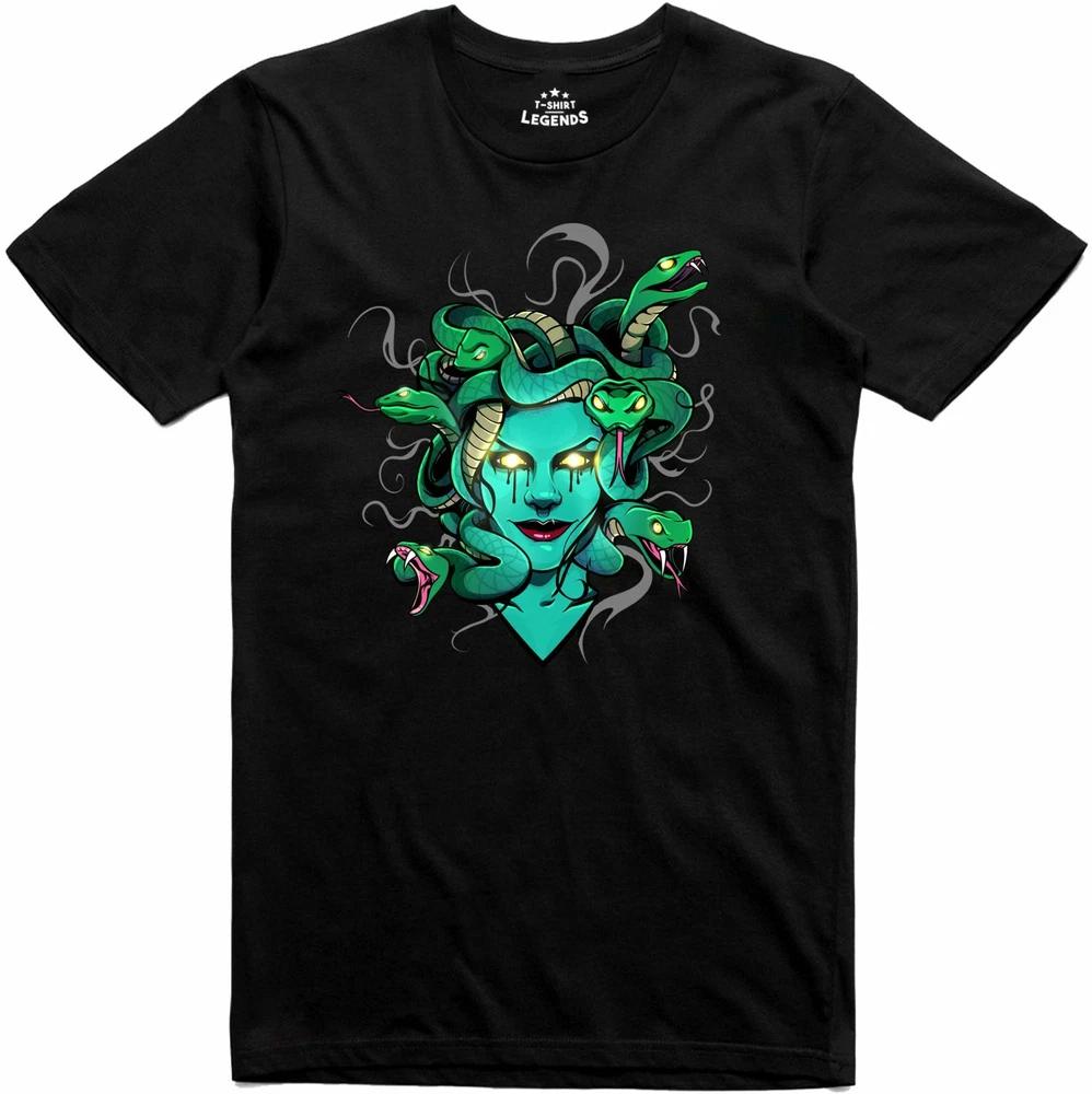 Medusa T Shirt Unisexs Monster Gorgon Snake Perseus Mythology Role Playing Tee 2XL
