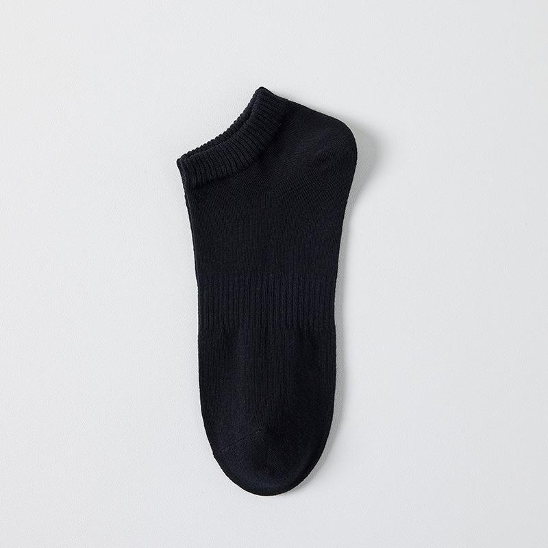 Men's Summer Thin Cotton Ankle Socks: Breathable, Sweat-Absorbing, Anti-Odor Low-Cut Sports Socks