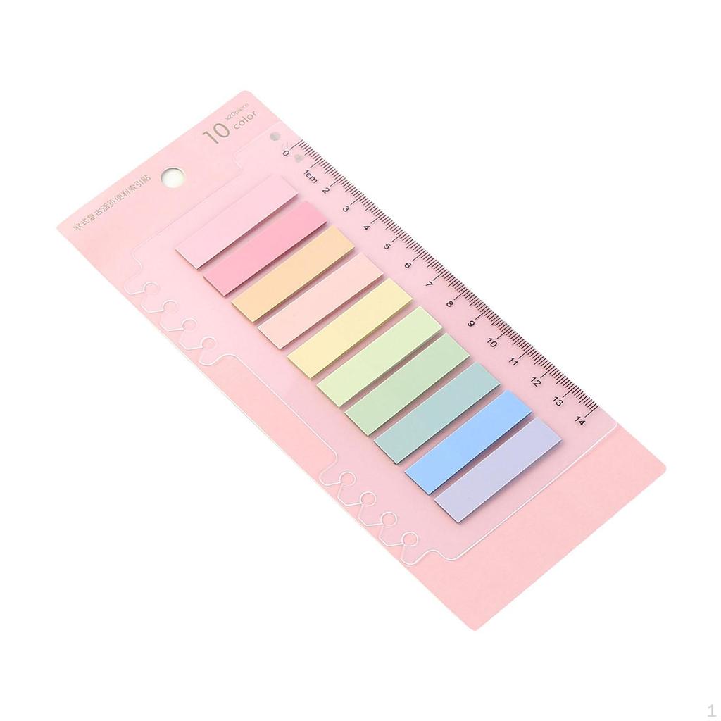 Color Sticky Notes Index Tabs Memo Stickers Flag Markers for Filing Cabinets Office,,Home