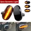 2pcs for Suzuki Jimny JB64W JB74 JB23 JB64 For Mazda Chevrolet Dark Smoked Lens Full LED Amber Front Fender Side Marker Light