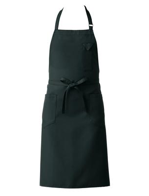 CT2362 Bib Apron 8 Charcoal Gray Free [Seven Uniform] CT2362-8