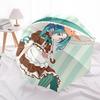 1pc Anime Character Inspired Outdoor Umbrella - Automatic Opening/Closing, Portable Tri-Fold Design with 8-Bone Iron Frame - Perfect Gift for Fan