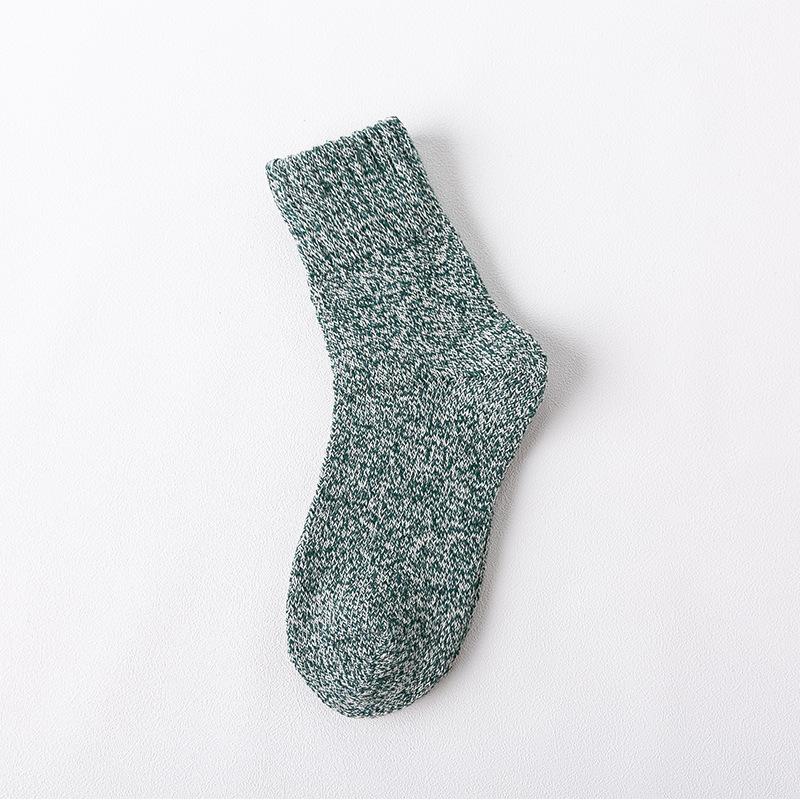 

3 Pairs of Winter Mid-calf Socks In Solid Color with Thickened Wool Loops, Warm Women s Rabbit Wool Socks 3 pairs
