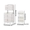 Rolling Laundry Hamper Travel Laundry Basket With Handle Double Layer Hamper Clothes Storage With Wheels For Socks Underwear