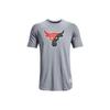UA Project Rock Printed Training Loose Fit T-Shirt Men Tops 1367123-035