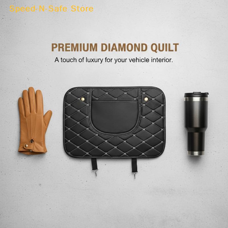 PU Leather Car Anti-Kick Mats Auto Seat Back Protector Cover For Children Car Back Seat Anti-Dirty Pad Car Accessories