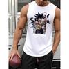 Men's Oversized Stringer Tank Top - Muscle-Baring Sleeveless, Trendy Design for Gym & Street Wear