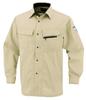 COCOS Nobuoka A-4458 Long Sleeve Shirt, Light Beige, Size L