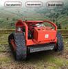 Remote Control Crawler Slope Mower: Four-Stroke Lawn Trimming & Weeding Machine