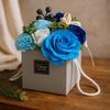 Soap Flower Bouquet Blue Wedding