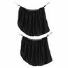 2pcs Car Rear Side Window Sun Visor Shade Mesh Cover Shield L Size UV Protector