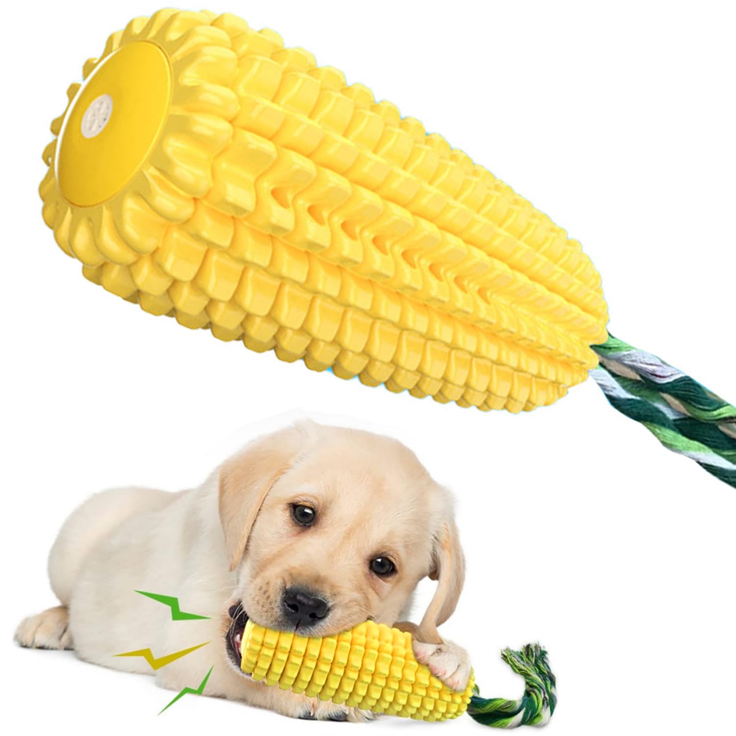 

WIEXUN Игрушки для собак Зубная щетка для собак Игрушка для собак Жевательная игрушка для собак Прочная Чистка зубов собаки Снятие стресса Тренировка Недостаток физических упражнений Тренировочная игрушка Звук,