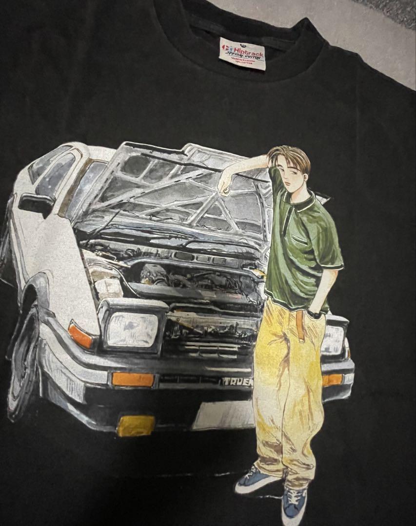 

[USED] Rare Initial D Takumi Fujiwara AE86 Hachiroku Anime T-shirt