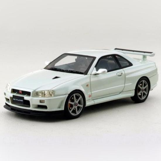 

Kyosho Original Nissan Skyline R34 White Finished Product 1/43 (BBR) / белый
