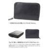 Dakota Black Label Two-Fold Wallet Leather Round Zipper Gaudy 0626802 Men's Khaki BL-626802-51 9.5x14x2.5cm