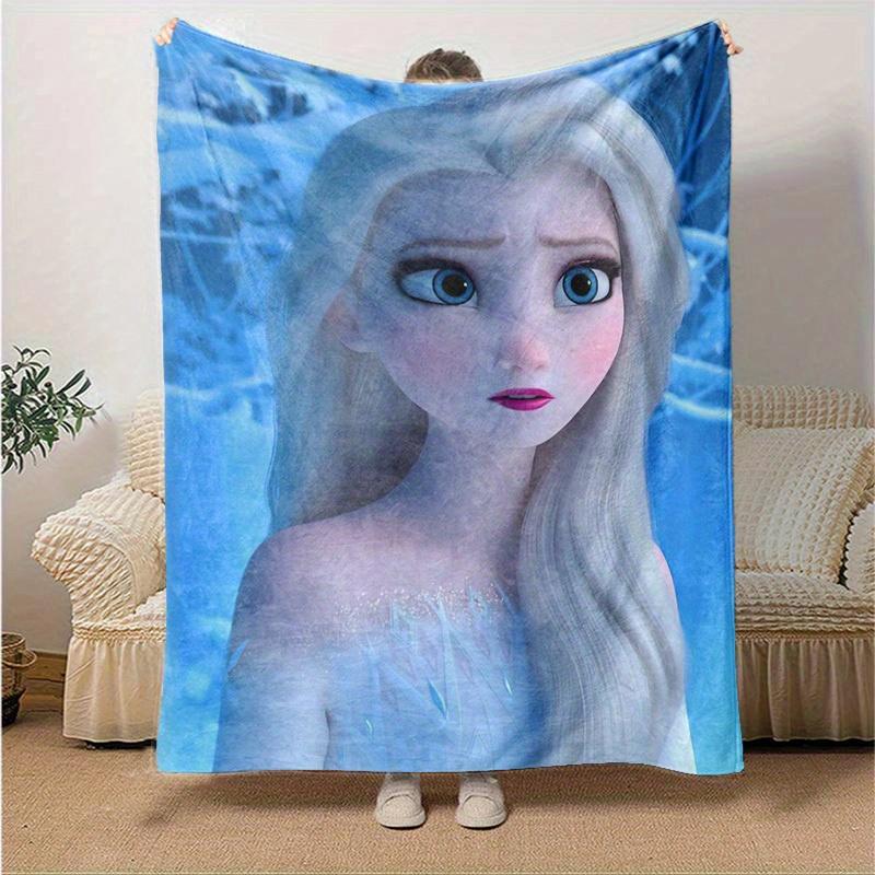 1pc, Elsa Frozen Queen Elsa Blanket Home Decor, Couch Throw, Outdoor Blanket, Gift for Friends, Coverlet Perfect for Bedroom, Living Room,
