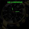 Mens Watches for Men Sport Waterproof Stainless Steel Quartz Watch Man Business Luminous Clock Relogio Masculino