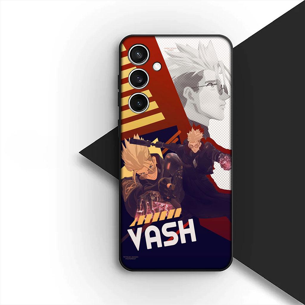 Handyhülle für Samsung Galaxy S25 S24 S23 FE Ultra Plus S7 Edge S25+ S23+ A56 5G Funda Hülle Weiche Hülle Trigun Stampede