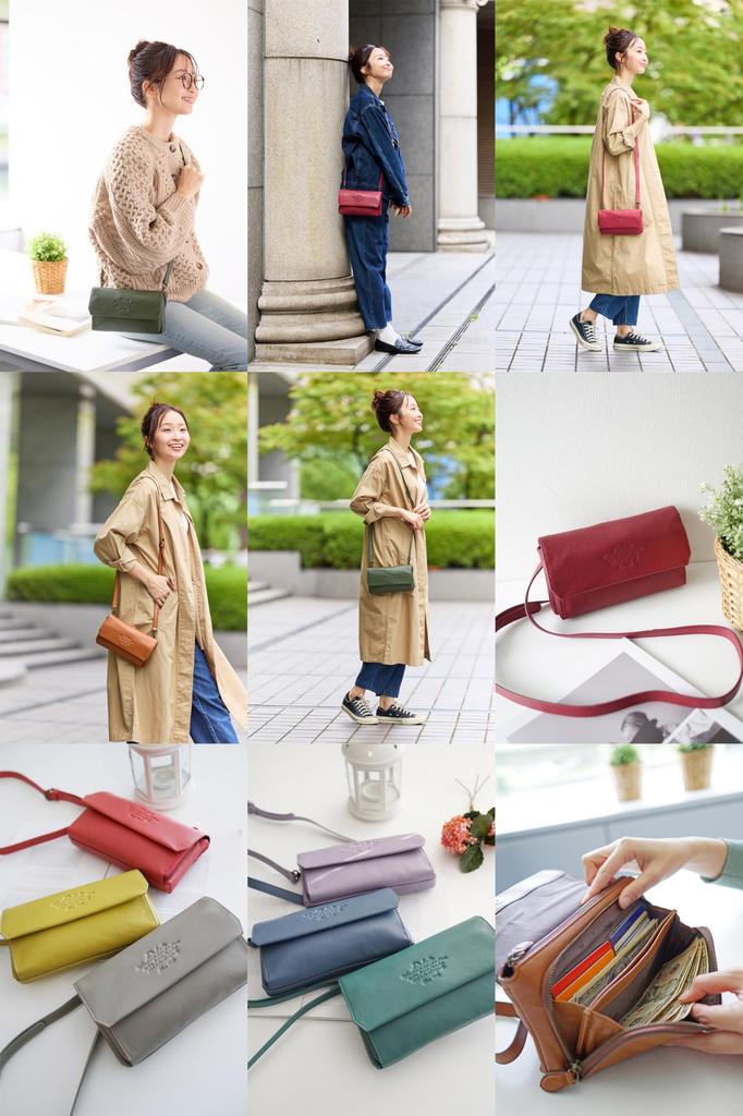 Wallet Shoulder Bag 4way 1032460 Amuse Series Mustard [Dakota] DA-1032460-53