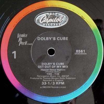 12-Zoll-Schallplatte DOLBY'S CUBE - Get Out Of My Mix (Special Dance Ve 8561 Capitol Records 1983 US Rock Gebraucht