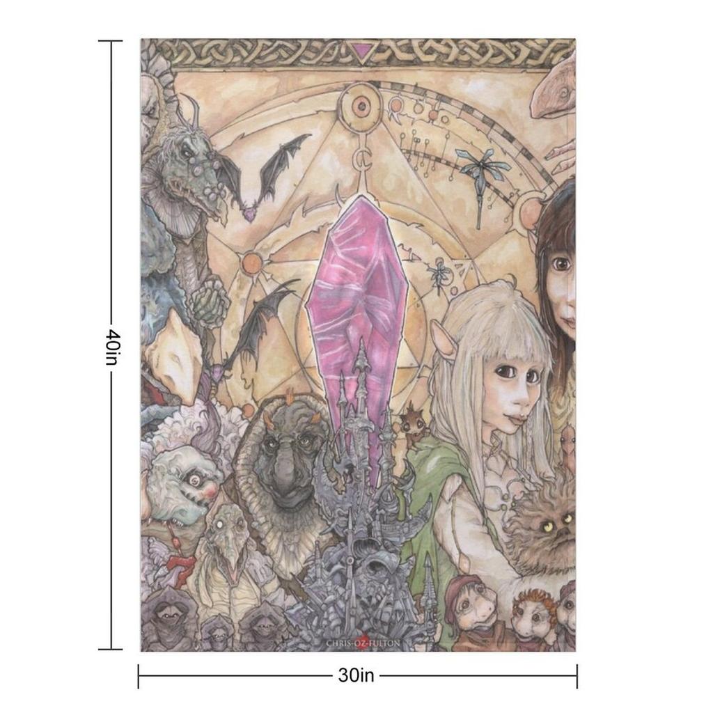 The Dark Crystal Throw Blanket Cute Plaid Soft Beds Vintage blankets ands Blankets