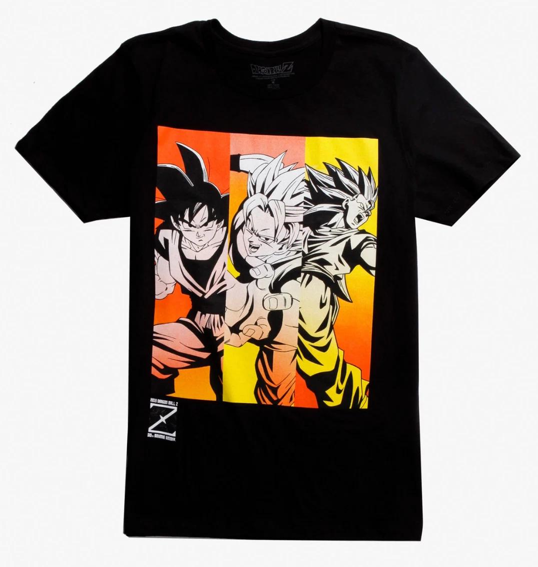 

Dragon Ball Z GOKU 30TH ANNIVERSARY 100% Cotton T-shirt Mens Tees Top NEW Official FRONT & BACK DESIGN 3XL