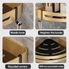 Golden Bathroom Shelf Space Aluminum Thickened Toilet Storage Rack   Bathroom Corner Rack Shower Rack Black Gold Triangle Basket