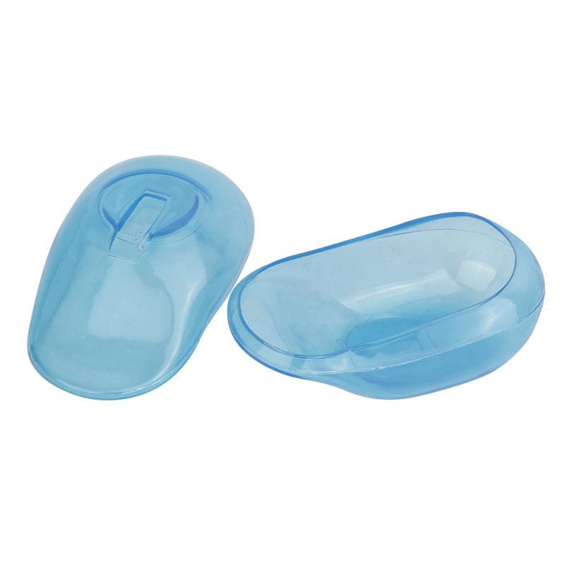 2 szt. Silikonowe nakładki na uszy Farbowanie włosów Farbowanie Ochraniacze uszu Wodoodporne osłony uszu pod prysznic Nauszniki Czapki Akcesoria do stylizacji salonowej