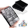 Silicone Ice Cube Tray with Lid: 4-Grid Frozen Soup & Food Storage Box