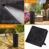 Round Outdoor Heater Cover - Durable Polyester Garden Patio Cover , All-Season Use for Outdoor Fire Pits and Fireplaces