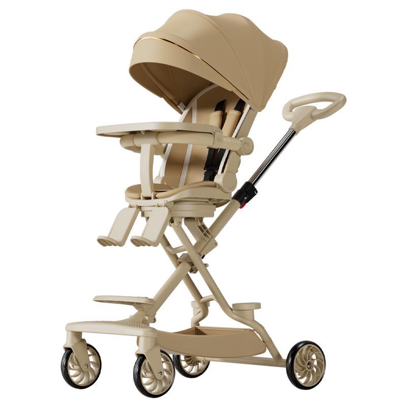 Baby Stroller: Lightweight, Reversible & Foldable Design