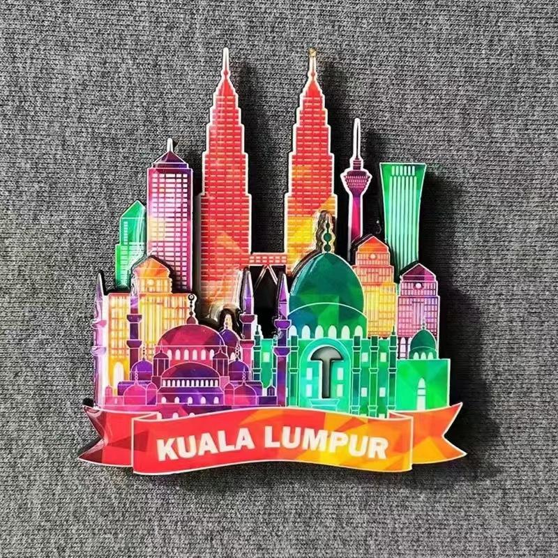 Wooden Fridge Magnets for Refrigerator Decor America India Thailand Australia Italy Netherlands Mexico Vantage Magnet Souvenir