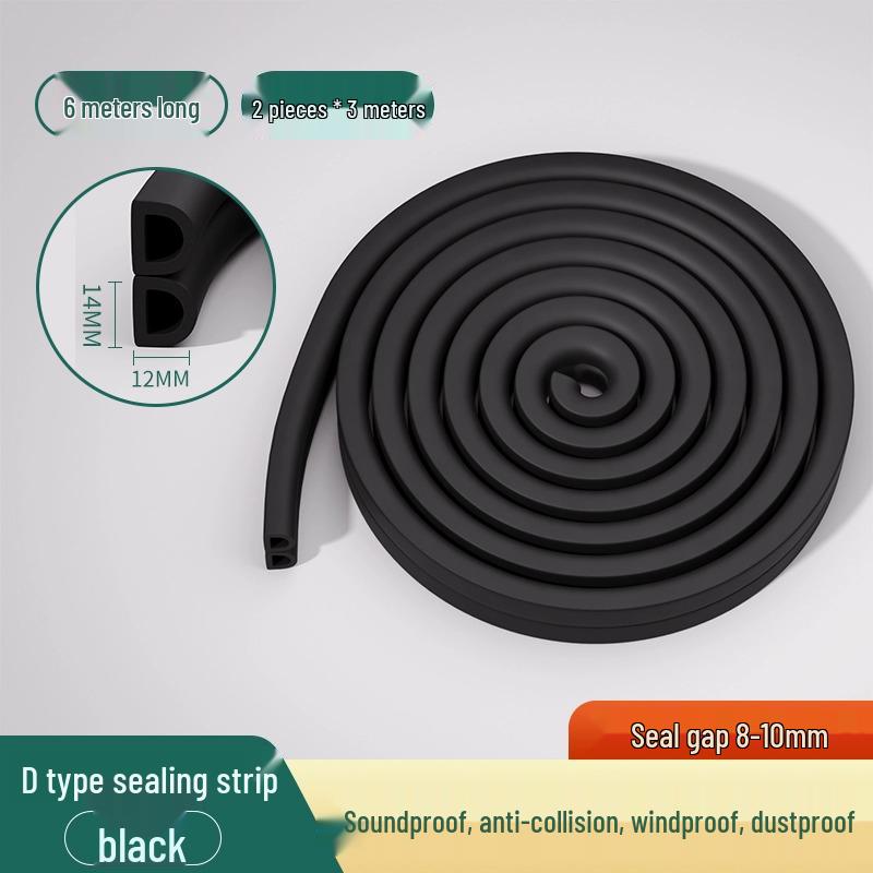 Těsnící lišta okna typu O z voděodolného a zvukotěsného UPVC pro dovnitř otevíraná okna