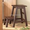 Foldable Solid Wood Step Stool & Bench for Living Room and Kitchen