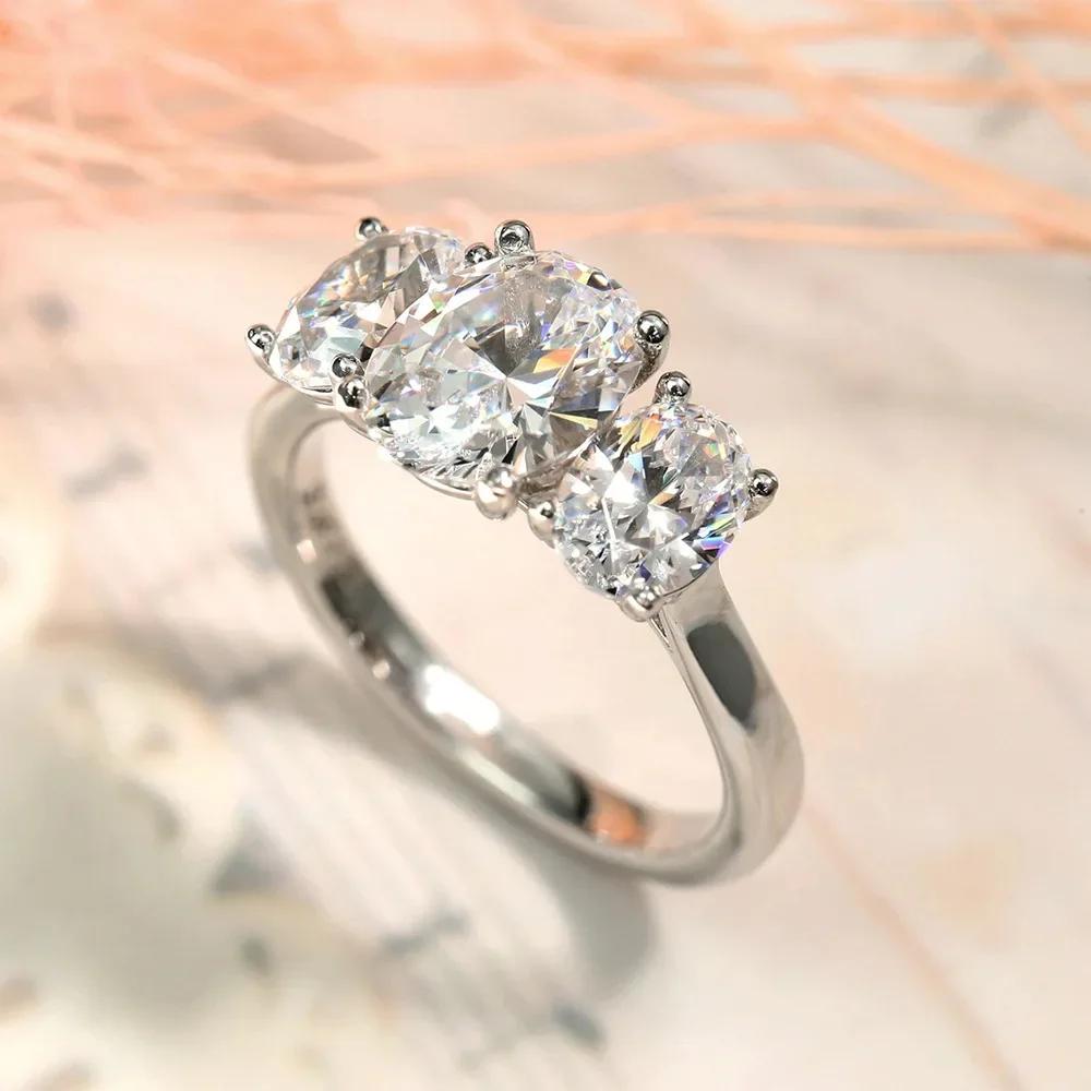 Fashion Versatile Cubic Zirconia Ring For Women Simple Stylish Wedding Bride Accessory Party Jewelry Drop Shipping