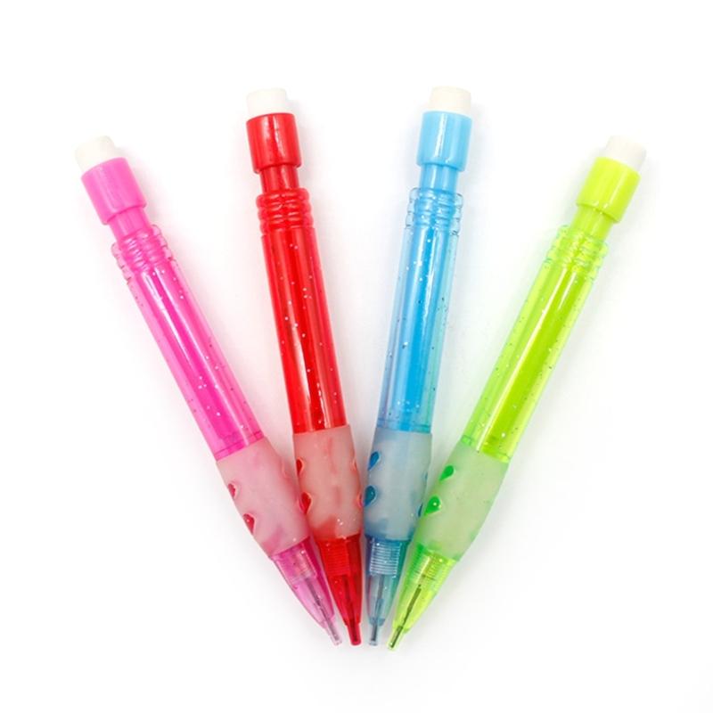 20Pcs Small Automatic Pencil with Small Eraser 0.7MM Mechanical Pencil Automatic Drafting Pencil for Writing Drawing
