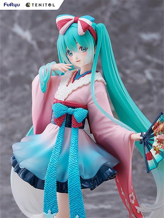TENITOL Hatsune Miku NEO TOKYO Series KIMONO Plastic Pre-painted Finished Figure