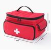 Portable Medicine Organizer Bag - Compact First Aid Storage for Travel & Home Emergency Family Medical Kit with Multiple Pockets