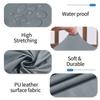New PU Chair Cushion Cover Anti-slip Soft Dining Chair Cover Breathable Elastic Chair Slipcover For Office Home Seats