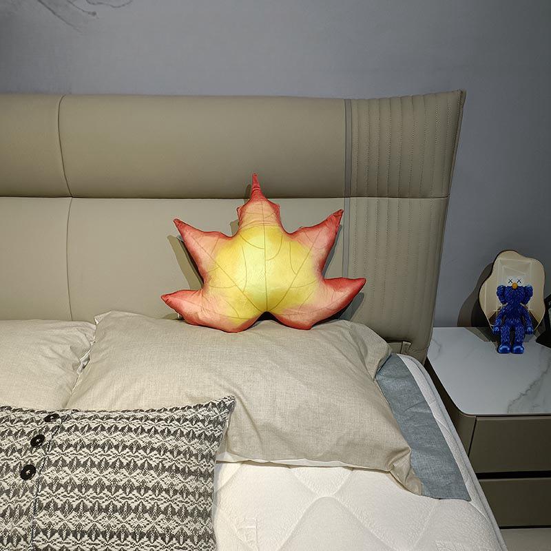Креативная имитация листа Подушка Двусторонняя печать 3D Форма Гостиная Диван Кровать и завтрак Украшение Дома Подушка Подушка