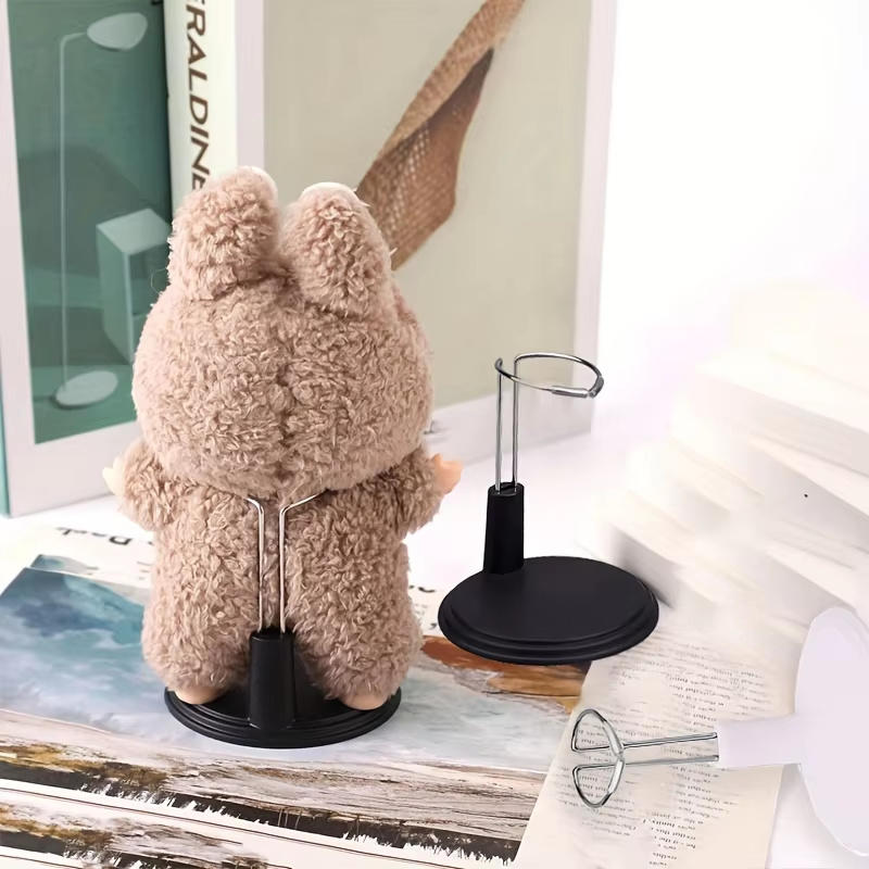 3/6pcs Metal Bracket Stand Doll Support for Dolls Furniture Prop Up Dolls Toy Stand Support Prop Up Mannequin Model Display