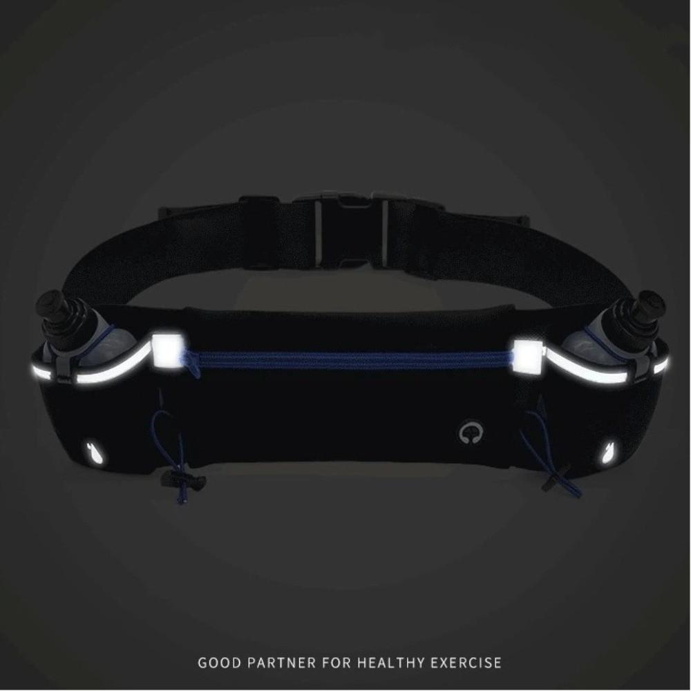 Fits 7 Inches Phones Running Waist Pack Dual Pocket Sports Fanny Pack Portable Running Belt  Hiking