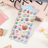 3D Crystal Diamond Cartoon Stickers for Kids - Cute, Decorative & Embossed for Girls