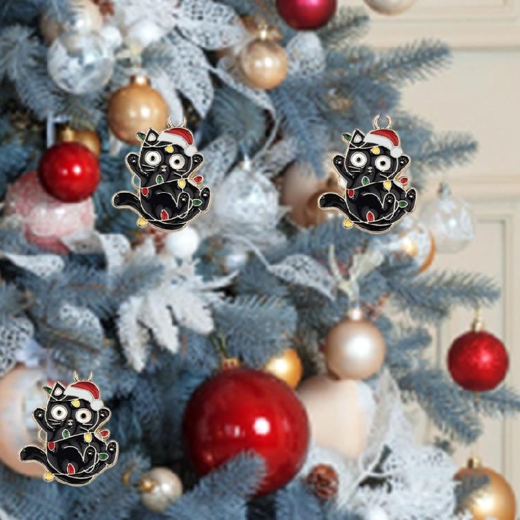 20pcs Cartoon Cats Charm for Seasonal Jewelry Making Necklace and Bracelet Pendant Stylish Handmade Keychain Accessories